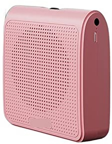 BINGNU Sprachverstärker, Sprachverstärker -Megaphon mit Kabelmikrofon MP3 Lehrerausbildung/Leitfaden Promotionen Vorlesung(Pink)