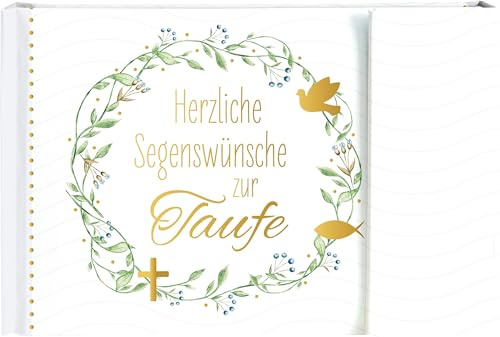 Herzliche Segenswünsche zur Taufe: Geldgeschenkbuch