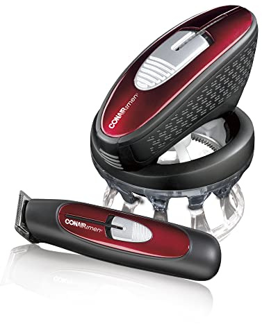ConairMAN Even Cut Cord/Cordless Rotary Hair Clipper, Lithium Ion Powered with Bonus Trimmer for Men