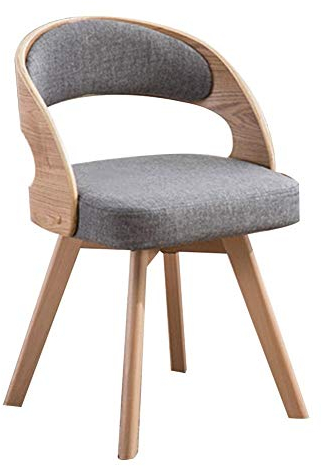 Bseack 28,7 Zoll Holz Esszimmerstühle mit rotierenden Tablett Ergonomische Wohnzimmerstühle Massivholzbeine for Wohnzimmer Restaurant (Color : Gray)