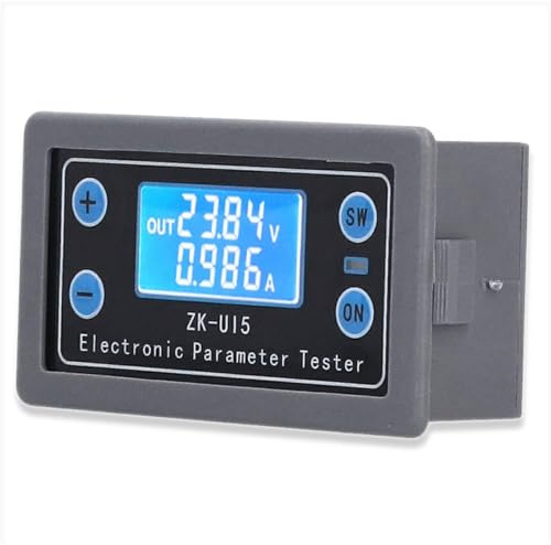 Voltometro Amperometro, LCD Display Amperometro digitale Voltmetro Multimetro Corrente Tensione Energia Energia Batteria Monitor Misuratore di corrente 5V-38V ZK ‑ U15