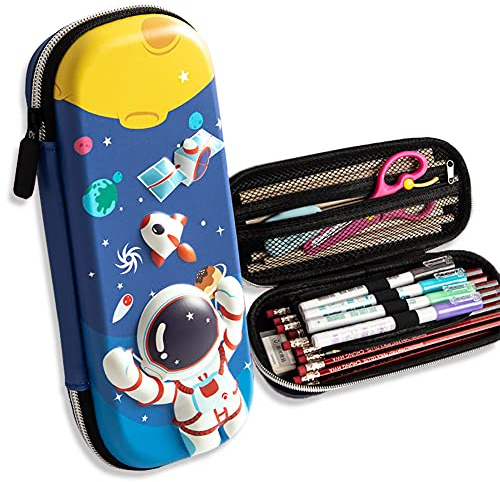 BAUBLE CROWN Pencil Case for Boys 3D EVA Cartoon Storage Pouch Pen Holder for School Kids Large-Capacity Storage Box Children's Student Gift Stationery Box