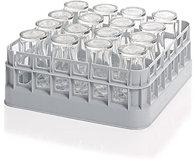 Dishwasher Baskets Classeq G400 Duo and Standard 400mm Ware Washer Open Basket for Washing Barware Beer Glasses, Wine Glasses and Stemware | Capacity: 16 Pint Glasses L 400 x W 400 x H150mm
