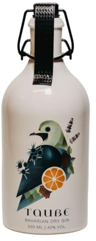 TAUBE Gin | Bavarian Dry Gin | Bio Gin aus Bayern (0,5 L)