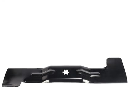 MAXPOWER EU-331091 Lame de Tondeuse á Gazon Adaptable sur MTD/CUB Cadet| remplace Le numéro de Fabrication 742-04021, 742-04021A, Noire