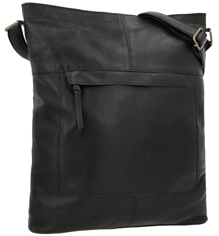 Gusti Umhängetasche Leder - Maola Damen Umhängetasche Handtasche Shopper Ledertasche Leder