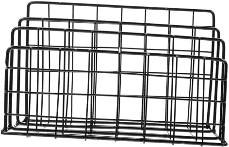 EXCEART Wear-Resistant Tischbuchhalter Bücherregal Für Büro Und Zuhause Dekorativer Magazine Rack Stöckiger Organizer Für Schreibtisch
