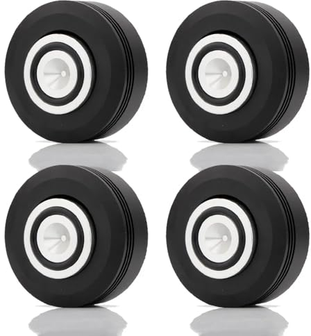 Preffair SP5020B 4Pcs HiFi Turntable Isolation Feet Speaker Foot Pads Amplifier Chassis Aluminum Isolation Feet Non-Slip Stand Feet Shock Absorber for DAC HiFi Amplifier (Stainless Steel Beads)