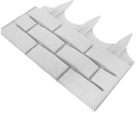 Recinzione a Giardino Paletti in Decorativa Plastica | Bordo per Vialetti e Camminamenti, Installazione Semplice e Struttura Leggera, Pratica per Aree Esterne