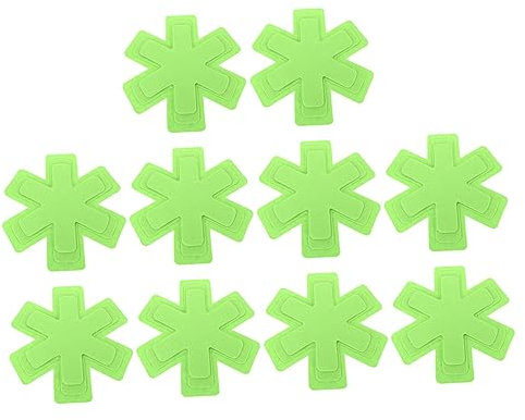 Protector de Ollas y Sartenes 10 Piezas de Fieltro Verde