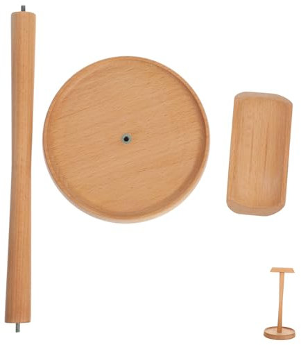 Angoily Solid Wood Headphone Stand Gaming Headphone Stand for Desk Made of Natural Wood While Gaming Working at Home Office