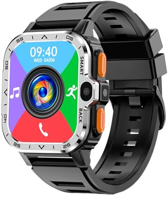 Genérico KS - PGD 4G LTE PGD Android 8.1 Reloj Inteligente GPS 32g ROM HD cámara Tarjeta SIM Bluetooth WiFi Sport Tracking Reloj Inteligente (Negro)