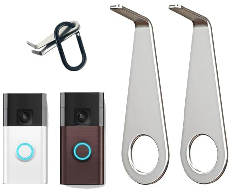 CLKE 2Pcs Video Doorbell Key Replacement Tool(2024 Release), Secure Removal Key Tool for All-New Ring Battery Doorbell, Doorbell Opening Key Tool, Ring Doorbell Accessories