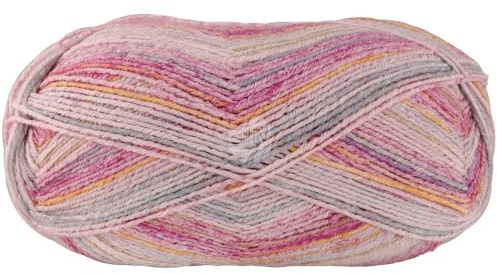 MEILENWEIT Cotone Vegano Mango 4458 - Rosa/Safrangelb/Fuchsia/Lachs/Beige/Grüngrau/Puderrosa