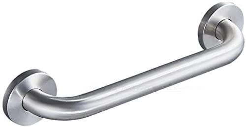 7LiuYueFei6 Barres d'appui pour Baignoire, Toilettes, Rampe de sécurité pour handicapés, escalier, Cuisine, Baignoire, poignée antidérapante, Aide à la sécurité, Argent 48 cm (Argent 48 cm)