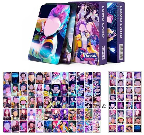 WSDFTQ 92PCS Music Cards, Collectible Set, Ideal for Fans, Scrapbooking, Wall Decoration and Gifting, Card Games for Adults, Travel Games for Adults, Board Game