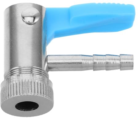 CHILDWEET Mandrin de Gonflage à Clip en Cuivre 6 Mm pour Pneus de Voiture, Raccord de Tuyau D'air, Accessoire pour Compresseur D'air, Valve de Gonflage Rapide pour Entretien Automobile