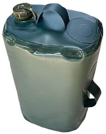 Yunmeryker Kraftstofftank Portabler Benzinkanister Ölbehälter Benzincontainer Aus Robustem TPU mit Verlängerungsschlauch Und Auslaufsicherer Öffnung für Wohnmobi, 30l