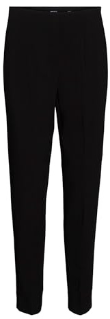 VERO MODA VMSANDY HR Tapered Pant Noos, Pantaloni a Carota Donna, Black, M/30
