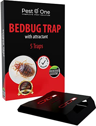 SISI UK® 5 x Bed Bug Trap Detector Traps for Bed Bugs Monitor Bed Bugs (1 Box)