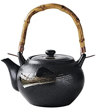 SISWIM Teekannen Einzel Tee Wasserkocher Keramik Teekanne Kungfu Teekanne Tee Set Haushalt Großfilter Teekanne Restaurant Hotel Teekanne Kaffeekanne (Color : 800ml)