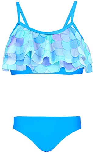 Aquarti Bikini Set | Mädchen Bustier Bikinislip Zweiteiliger Badeanzug