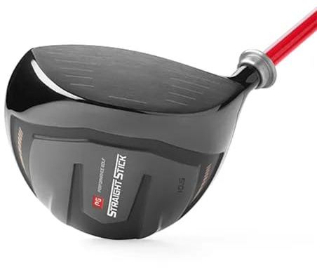 Performance Golf Straight Stick - Automatic Swing Trainer for Perfect Golf Swings I Auditory Feedback I Core Mechanics Improvement (Driver, Left Hand)