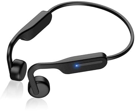 LAKIWING Casques Conduction osseuse, Casques sans Fil à Oreille Ouverte avec Micro, Casques Sportifs imperméables IPX6, Bluetooth 5.3, pour la Course à Pied, Le Cyclisme, l'exercice