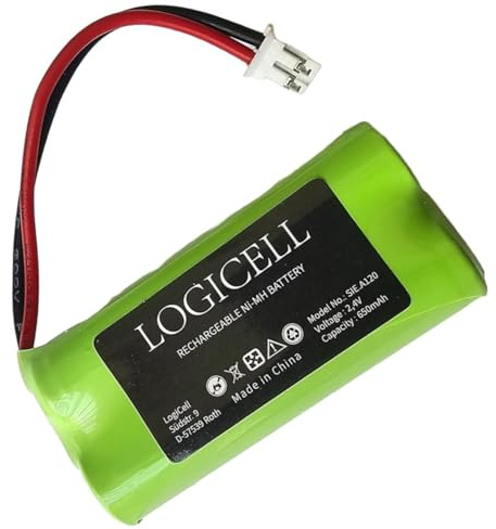 Original LogiCell Akku für Siemens Gigaset A26 AS 15 AS140 A12 A14 A16 A24 A120 A140 A150 A160 A165 A240 A245 A260 A265 A345 Trio AS150 / T-Com Sinus 100 / v30145-k1310-x359, 2,4V, NiMH, 650mAh