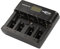 ANSMANN Universal Powerline 5 Pro AA AAA C D & 9V Battery Charger For NiMh NiCd Rechargeable Batteries With UK, EU, USA & AUS Plugs and LCD Display Fast Charger to Charge & Discharge