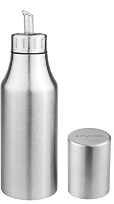 Flyboo Olive Oil Dispenser,Oil Bottle Stainless Steel Leak Proof Olive Oil Decanter for Kitchen