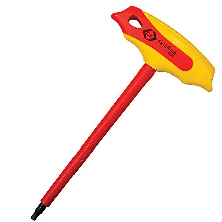 C.K T4422 04 Insulated T Handle Hex Key,4.0mm