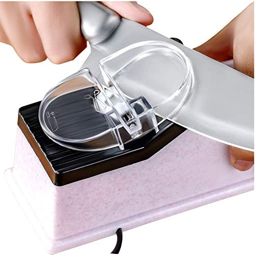 LUOXIYOUXUAN Electric Knife Sharpener Quick Sharpening Artifact Household Small Sharpening Stone Multi-function Quick Sharpening Sharpening Stone Tool