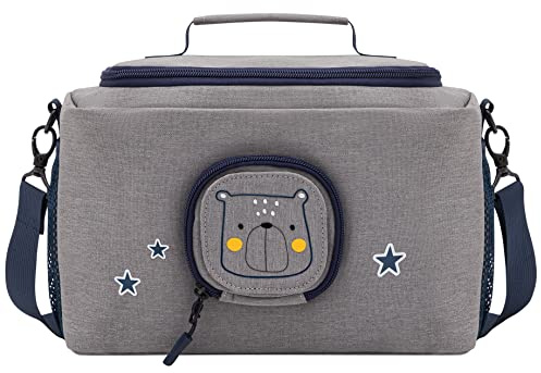 JP Journey Sac Toniebox pour garçon,pour figurines et boîte dans la voiture et pour le voyage, 6 l, Sac à bandoulière avec compartiments intérieurs flexibles et ouverture du haut-parleur