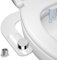 PENDEJATO Inserto per bidet per WC DE – Bidet non elettrico ultra sottile con doppio ugello autopulente (anteriore e posteriore) – Sedile WC per bidet con regolazione della pressione dell'acqua