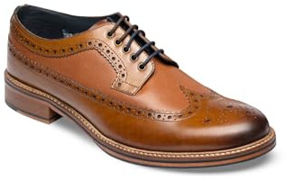 Ben Sherman Archie Brogue Scarpe Stringate da Uomo in Pelle Marrone. - EUR 43