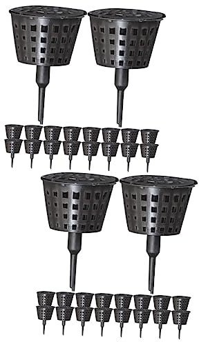 POPETPOP 60 Piezas caja de fertilizante caja de fertilizante maceteros bonsái contenedor de fertilización maceta de plástico planta cajas de bonsai otoño césped