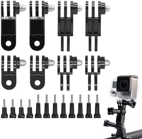 Soporte Giratorio Ajustable para GoPro y Cámara Acción - Brazo Extensión para Casco Motocicleta y Bicicleta