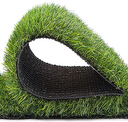 Kunstrasenmatte für Hunde zum Pinkeln, realistischer Rasenteppich für drinnen und draußen, mit Drainage, haustierfreundlich, für Garten, Terrasse, Balkon, 3 cm hoch, 2 x 4 m