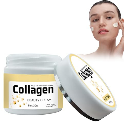 Eazerom 23 Kollagen Gesichtscreme 30g,Ageless Anti-Falten-Creme,Anti-Aging-Gesichtscreme Tag und Nacht,Collagen Creme mit Hyaluronsäure,Mildert Fältchen und spendet 24H Feuchtigkeit