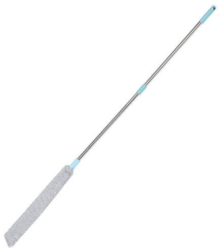 HOUDERCO Under Bed Dust Cleaner 127cm Set Long Handle Microfiber Duster Reusable Gap and Room Cleaning Tool for Home Dust Removal