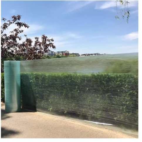 Rivestimento in policarbonato resistente ai raggi UV, pellicola trasparente per serra, pannelli per giardino, agricoltura, bestiame, tettoia per terrazze (1 x 2 m)