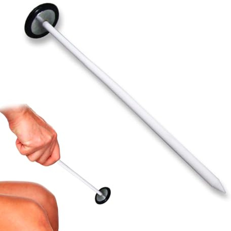 NHQZ Marteau Reflexe Medical,Marteau Reflexe,Marteau Réflexe Neurologique avec Pointe Pointue, Marteau Neurologique Rond Noir pour Réponses Superficielles, pour Examens