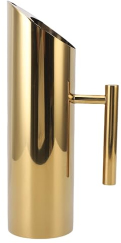HEEPDD 1,5 litros de Agua Modernos, Jarra de Bebidas de Acero Inoxidable con Capacidad Generosa, Diseño de de Agarre Cómodo, Pico a Prueba de Fugas para té Caliente Helado, Jarra de (2)