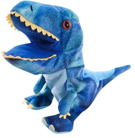 BESPORTBLE Marioneta De Mano Dinosaurio Interactiva Títere Dedo Realista para Niño Niña Juguete Educativo Creativo para Desarrollar Imaginación y Comunicación