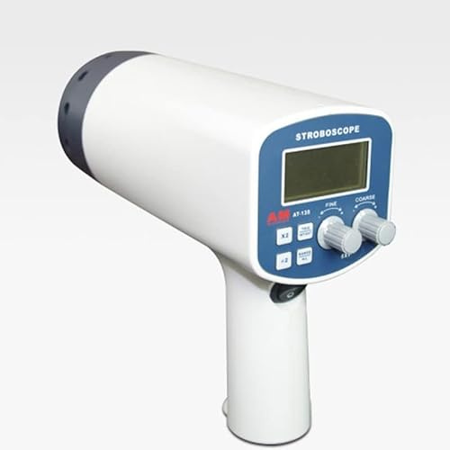 Stroboscope, Stroboscope portable numérique AT-135B Tachomètre stroboscope de vitesse portable haute précision 0fpm