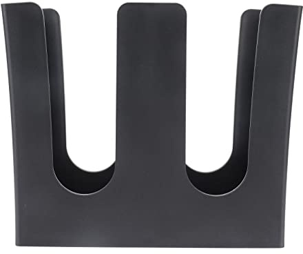 RASTKY Portavasos y Tapa para café - Portavasos y Tapa Plástico Recto 2 Compartimentos Negro Tienda de té - Dispensador de Tazas de café con Asas