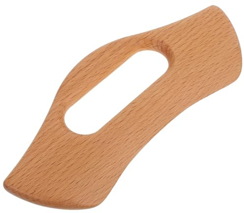 Operitacx Holz Gua Sha Schabebrett mit Ergonomischem Design zur Massage und Linderung von Muskelermüdung für Gesichts und Ganzkörperanwendung im Schönheitssalon
