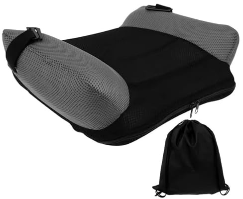 Asiento elevador de coche, Asiento inflable portátil de viaje sin respaldo, ligero con bolsa de transporte, lavable a máquina para el hogar.comedor.viajes