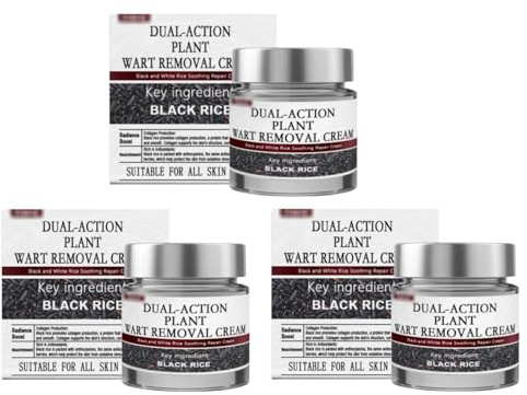 Dual-Action Renewal Cream, uppstramande hudvårdskräm, svart och vit ris soothing reparera kräm, naturliga kroppsserum, effektiva reducerar hudförbättringar